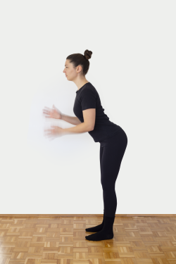 unphysiologische Körperhaltung (Foto Olof Storm)