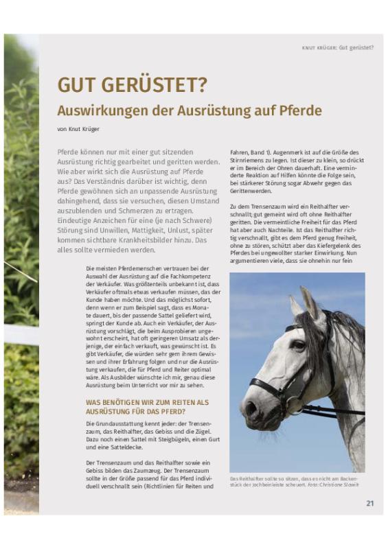 Den ganzen Artikel lesen Sie in „Natural Horse 47 Faszination Wildpferd